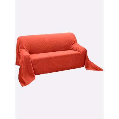 Tagesdecke PEREIRA DA CHUNA Gr. 1, orange (terra), B:270cm L:160cm, 100% Baumwolle, Tagesdecken Image