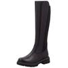 Stiefel REMONTE "Remonte Stiefel Leder/Textil", Damen, Gr. 38, schwarz, Leder, Textil, casual, Schuhe