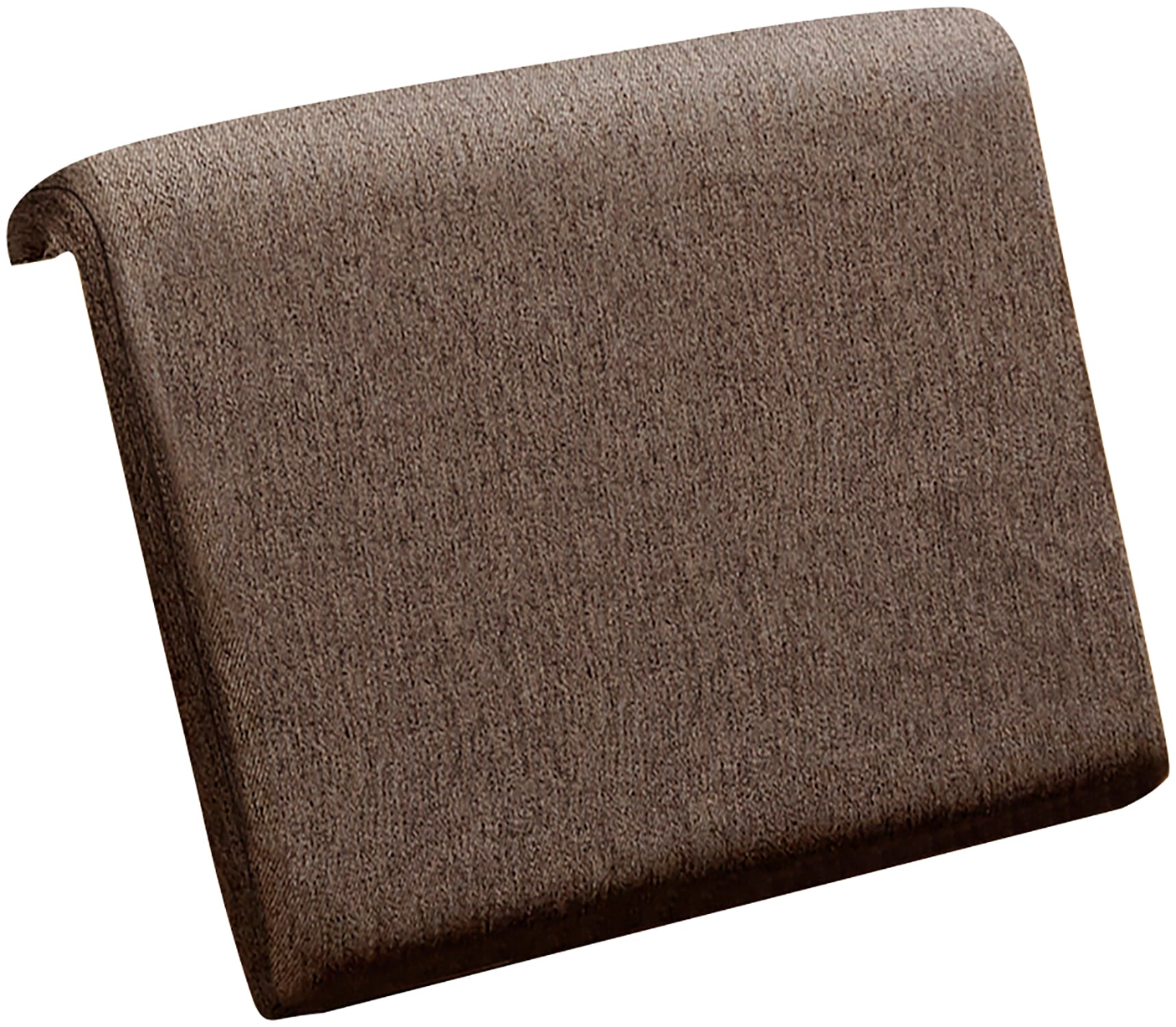 Auflagekissen MASSIVLINE & MORE "Lorenzo, Einhängekissen, Rückenkissen, Polster, Sitzpolster", braun, B:51cm H:31cm T:8cm, Stoff, Polsterauflagen, Sofa-Zubehör, Einhängekissen verschiebbar, B/H/T: 51x31x8 cm Image