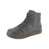 Schnürstiefelette ANDREA CONTI "Andrea Conti Stiefelette Leder", Damen, Gr. 40, grau, Leder, casual, Schuhe