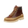 Schnürstiefelette GANT "Gant Stiefelette Leder", Damen, Gr. 45, braun (cognac), Leder, casual, Schuhe