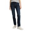 Straight-Jeans TOM TAILOR "Style ELVA", Damen, Gr. 30, Länge 32, blau (blau schwarz denim), Denim/Jeans, Obermaterial: 92% Baumwolle, 6% Polyester, 2% Elasthan. Futter: 65% Baumwolle, 35% Polyester, unifarben, casual, straight fit lang, Jeans, mit...