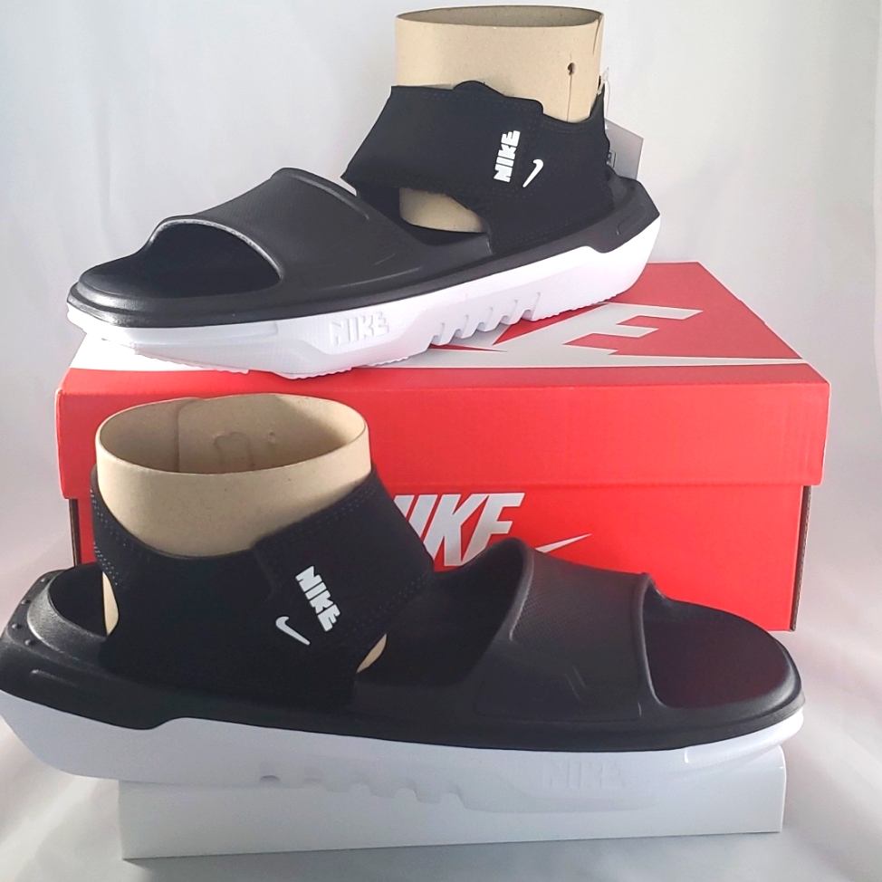 Nike Shoes | Youth Nike Sandals (Boys 6 Is Womens 7.5, Boys 7 Is Equivalent To Women's 8.5 | Color: Black/White | Size: Various