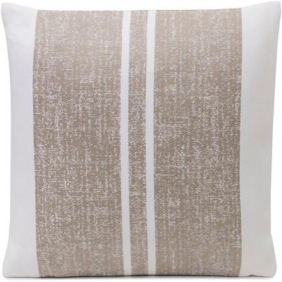Kissenhülle GÖZZE "Java" Gr. 2, grau (taupe, weiß), B:50cm L:50cm, Polyester, Obermaterial: 65% Polyacryl, 35% Polypropylen, Kissenbezüge Image