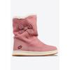 Winterboots LOTTO, Damen, Gr. 25, rosa (dunkelrose, dunkelrot), Synthetik, sportlich, Schuhe, Winterschuhe, Winterstiefel, Snowboots, gefüttert mit Reißverschluss
