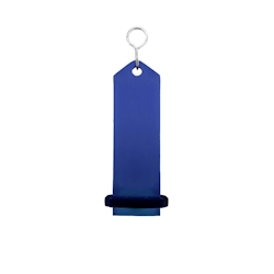 CombiCraft Bumerang Hotelschlüsselanhänger Blau, 100x30 mm - 5 Stück Image