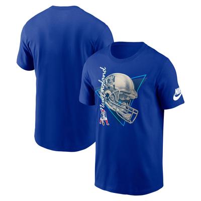 New England Patriots Nike Rewind SS Club Streifen-T-Shirt Image