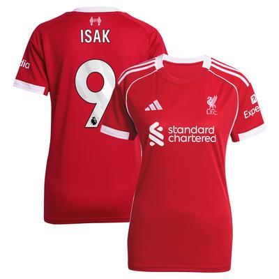 Liverpool adidas Heimtrikot 2025-26 - Damen mit Aufdruck Isak 9 Image