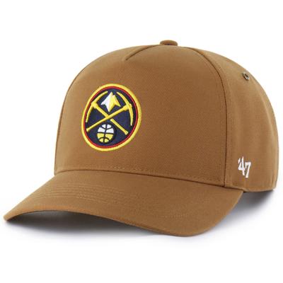 Carhartt x '47 Braune Denver Nuggets Hitch Verstellbare Mütze für Herren Image