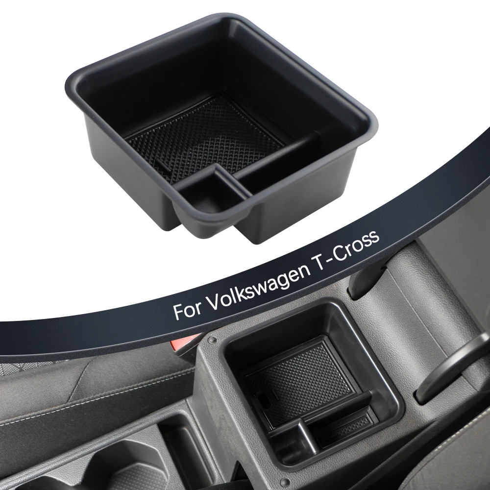 Auto Armlehne Aufbewahrungsbox für VW Tcross T-cross 2018-2023 Mittelkonsole Organizer Fach Container Verstauen Tiding Zubehör Image