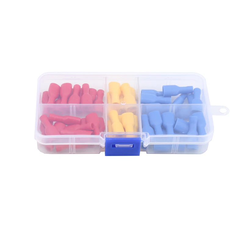 50 Stück verpackte FDFD1.25-250/2-250/5-250 Plug-in-Feder-Kaltkompressions-Isolierklemmen Image