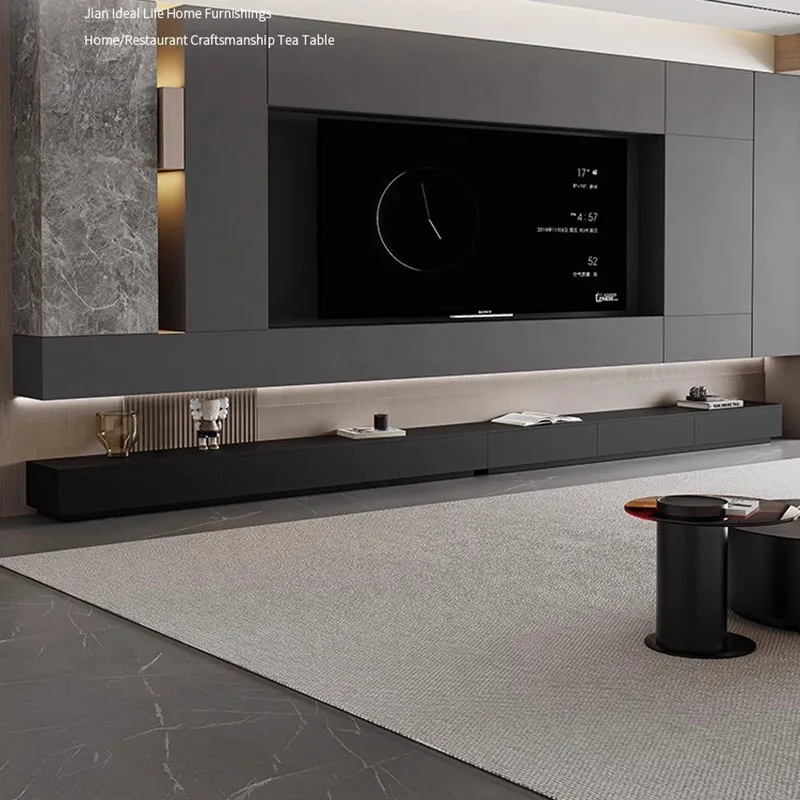 Organizer Konsole TV-Ständer Wohnzimmer Nordic Monitor Unterhaltung TV-Tisch Luxus Moderne Muebles Para Tv Einzigartige Möbel Image