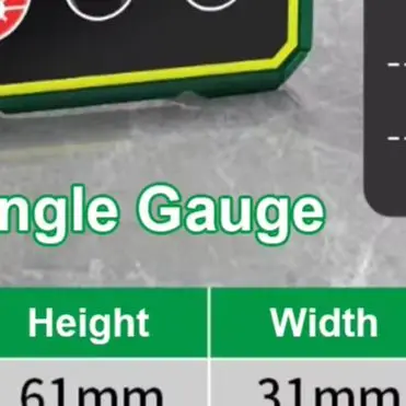 Magnetischer Winkelmesser, Winkelmesser, Neigungsmesser, Messgerät, LCD-Hintergrundbeleuchtung, Messwerkzeug für Gehrungssäge, Automobiltest und Reparatur usw Image