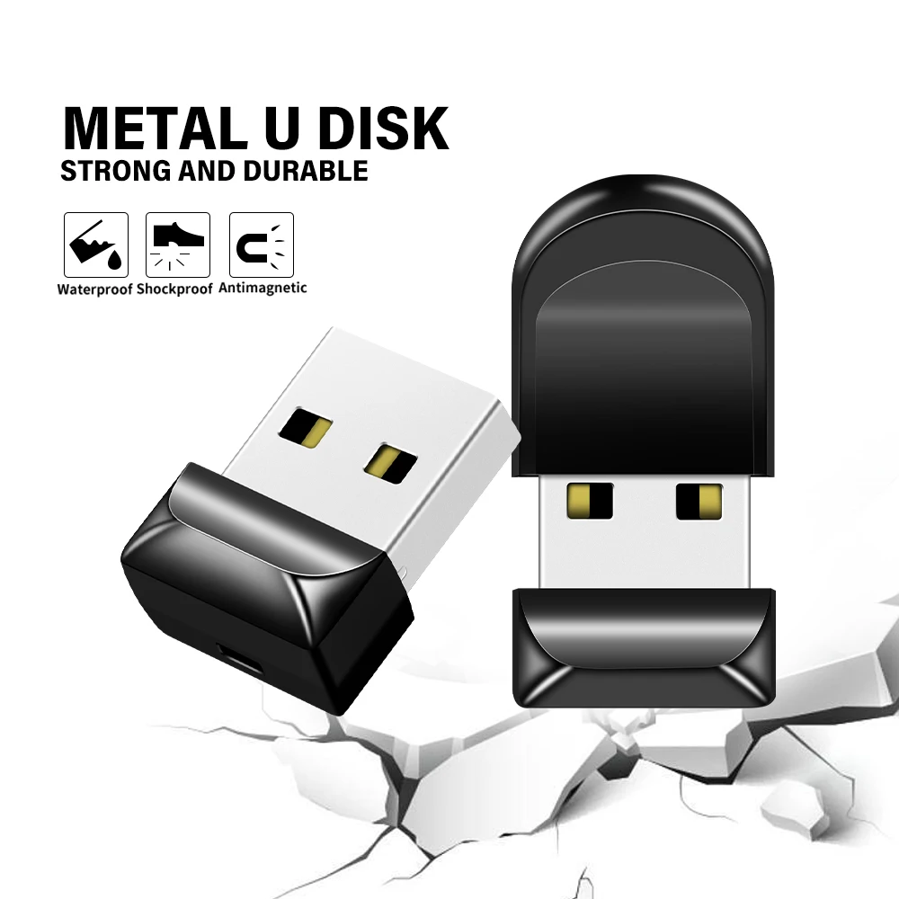 Superschlanker Mini 32 GB USB-Flash-Laufwerksstift 4 GB 1 GB 2 GB Schwarz USB 2.0 Thumb Drive Rot 16 GB Memory Sticks 64 GB Pendrive 8 GB 128 GB Image