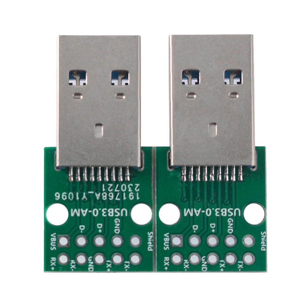 USB-Stecker, USB-zu-DIP-Adapter, Buchse, 2,54-Stecker, Typ C, USB 3.0-Buchse, PCB-Konverter, Adapter, Breakout-Board Image