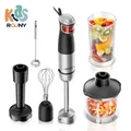 Frullatore a immersione multiuso 6 in 1, frullatore elettrico a immersione Lame in acciaio inossidabile, casa e cucina, MAX 1500 W