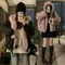 Cappotto invernale double face Abbigliamento donna Imitazione pelliccia di visone Pelliccia Giacca in cotone con cappuccio Abbigliamento femminile caldo imbottito in cotone Capispalla