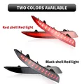 2 pz Rosso/Nero Lente LED Paraurti Posteriore Riflettore Freno Luce di Arresto OEM: 13262018 Per Opel/Vauxhall Astra J 5 Porta Portello 2010-2015