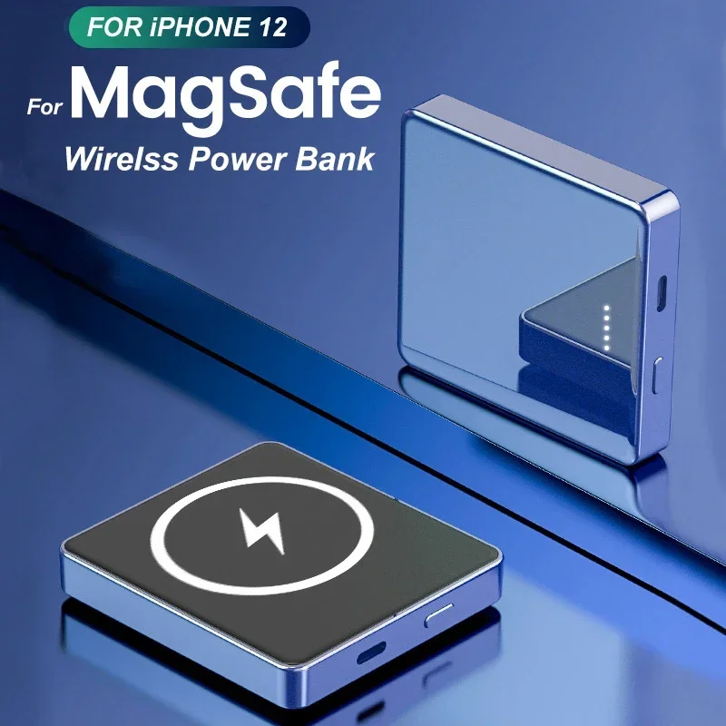 TOP VENDITORE 10000mAh Power Bank 15W Caricatore rapido wireless magnetico PD20W per batteria powerbank magsafe per iPhone 12 13 14 15 16