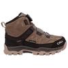 CMP - Kid's Kiruna Mid Fitgo Fleece WP - Winterschuhe 30 | EU 30 braun/schwarz