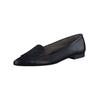 Ballerina PAUL GREEN "Paul Green Ballerinas Glattleder", Damen, Gr. 42, schwarz, Glattleder, casual, Schuhe