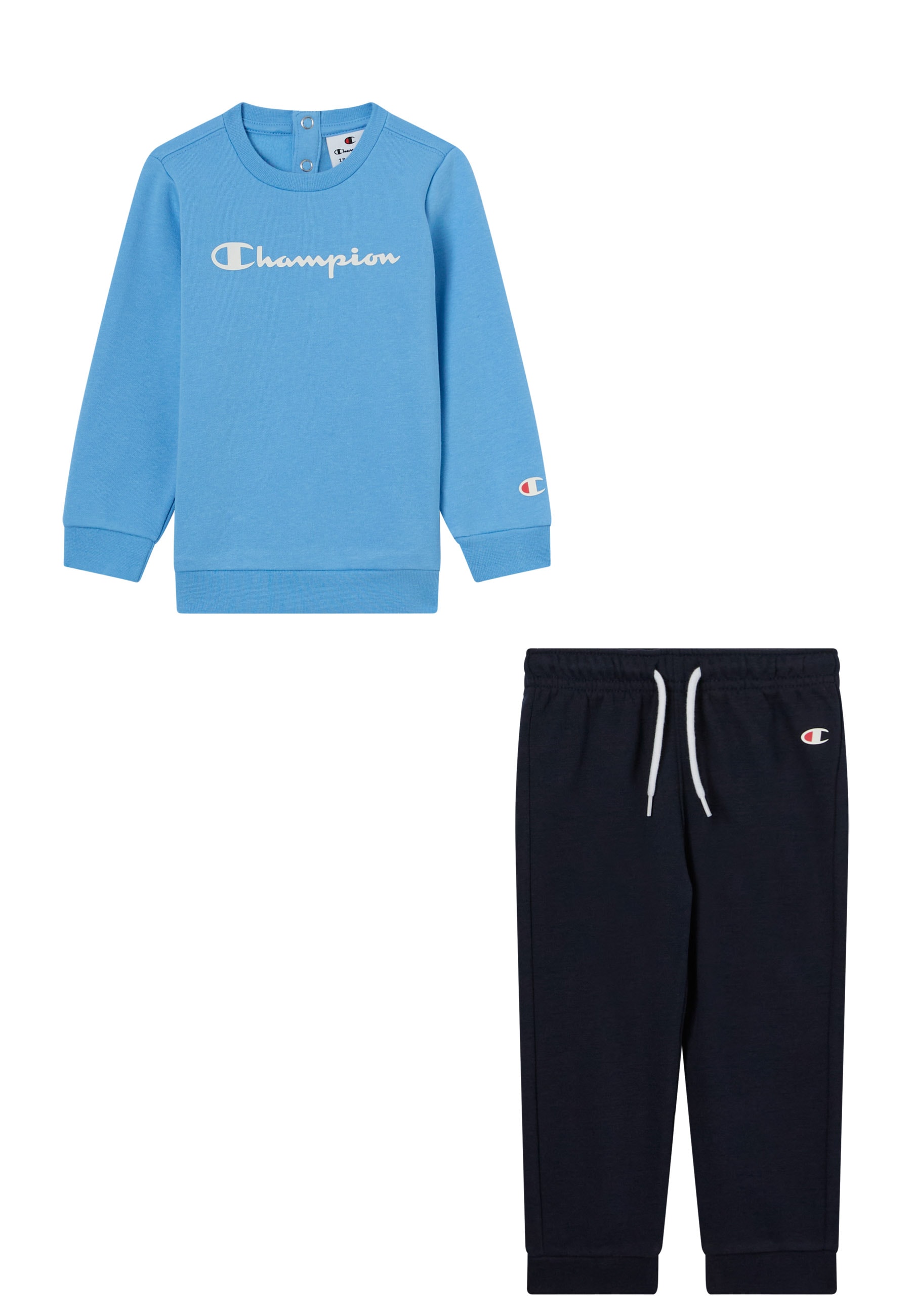 Jogginganzug CHAMPION, Kinder, Gr. 80, ibb, nny, Obermaterial: 54% Baumwolle, 46% Polyester, Sportanzüge Image