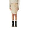 Cordrock S.OLIVER, Damen, Gr. 40, cream beige, Cord, Obermaterial: 42% Polyester, 36% Baumwolle, 20% Viskose, 2% Elasthan, unifarben, casual, regular fit kniefrei, Röcke, im Five-Pocket Style