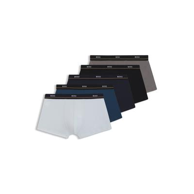 Trunk BOSS "Trunk 5P Essential", Herren, Gr. M, bunt (open miscellaneous 988), Jersey, Obermaterial: 95% Baumwolle, 5% Elasthan, eng, Unterhosen, mit elastischem Bund Image