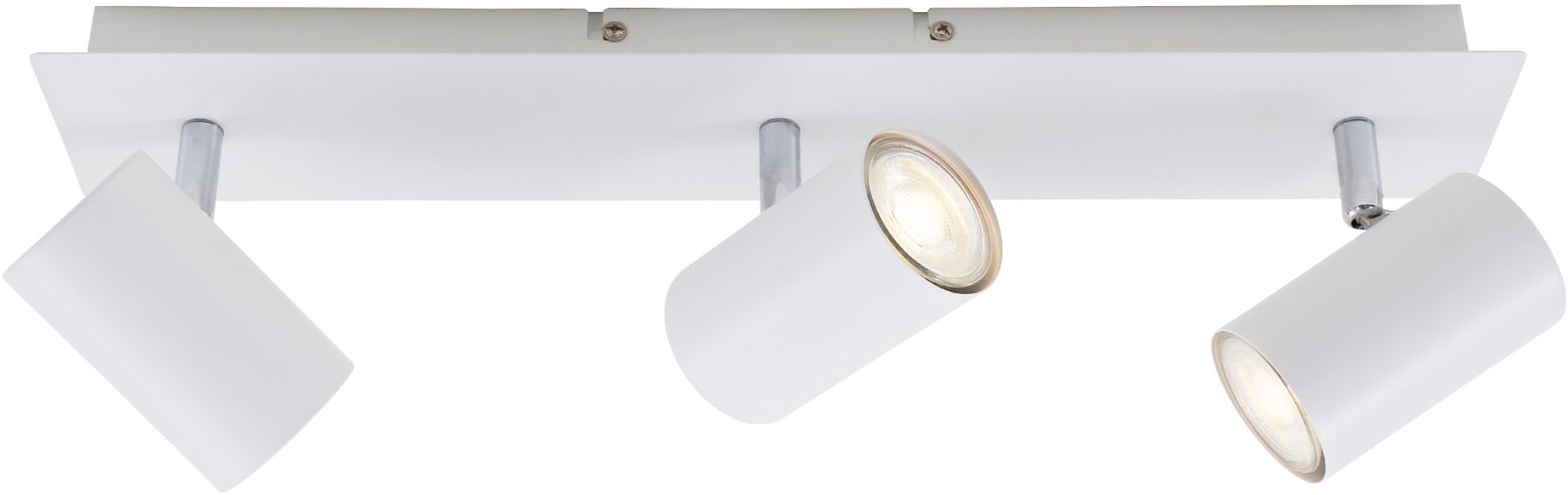 BRILONER LEUCHTEN LED Deckenspots "2857035 Run", weiß, Leuchten, Deckenlampe, 45x8x12,3cm, max.40W, GU10, Wohnzimmer, Flur, Büro Image