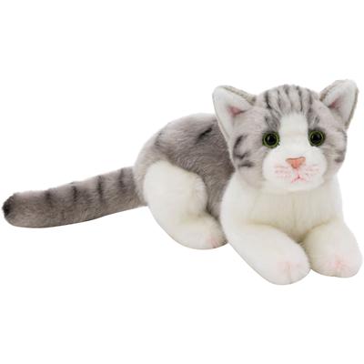 Kuscheltier NICI "Lifelike, Katze, 20 cm", grau, Plüschfiguren, KinderB:12cm H:13cm L:20cm, Plüsch, B:12cm H:13cm L:20cm Image
