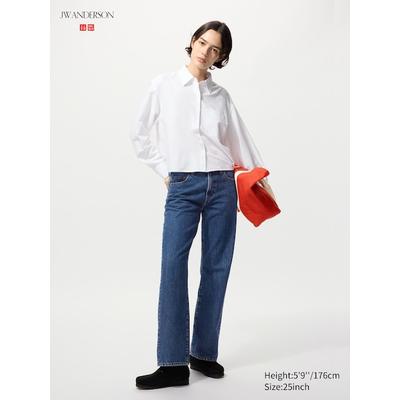 Uniqlo - Straight Jeans - Blue - 24inch