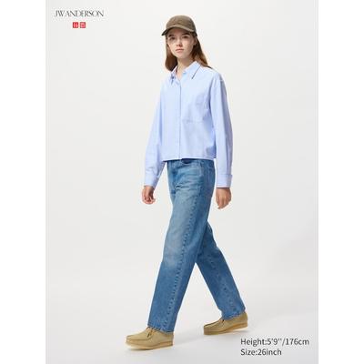 Uniqlo - Straight Jeans - Blue - 25inch