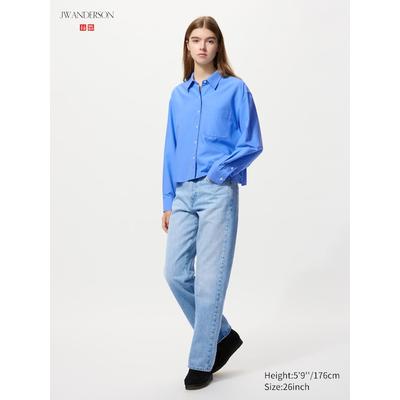 Uniqlo - Straight Jeans - Blue - 28inch