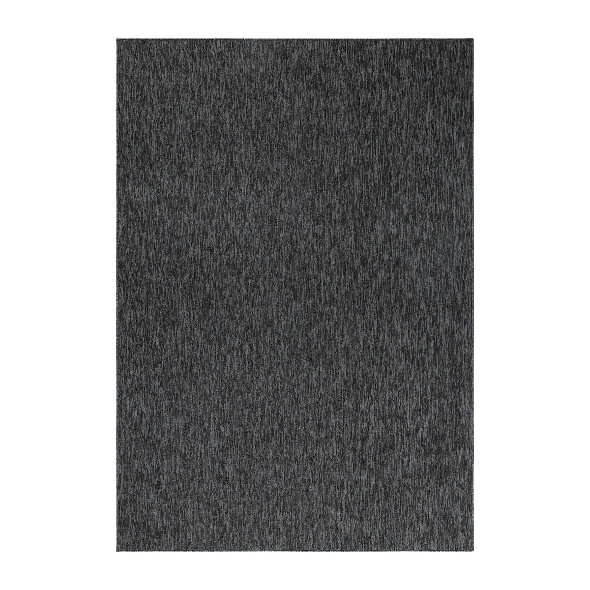 Carpetsale24 Teppich 80x250 cm Anthrazit, Einfarbiger Kurzflor Schlingenteppich für langen Flur, Küche oder Durchgang, Pflegeleicht, modern Image