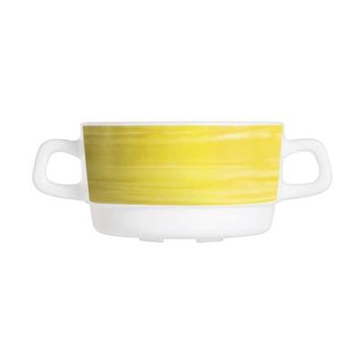 Arcoroc Suppenobertasse Brush Suppenobertasse 32 cl - 6 Stück 6 Stück Gelb Image