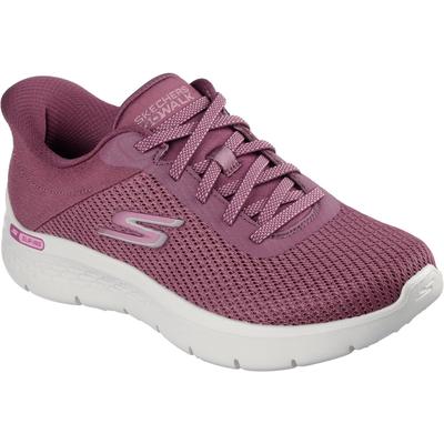 Skechers Go Walk Flex Damen Sneaker In Bordeauxrot Aus Textil Image