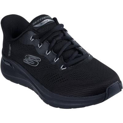 Skechers Arch Fit 2.0 Lestur Textile Herrenschwarze Sneakers Image