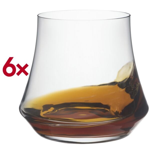 Rona Whiskybecher Old Fashioned 16 Eclipse 380 ml ungeeicht 6 Stück transparent, 8.8 cm Image