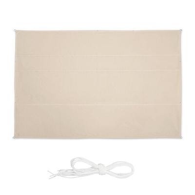 relaxdays Sonnensegel rechteckig 5 x 7 m beige Image