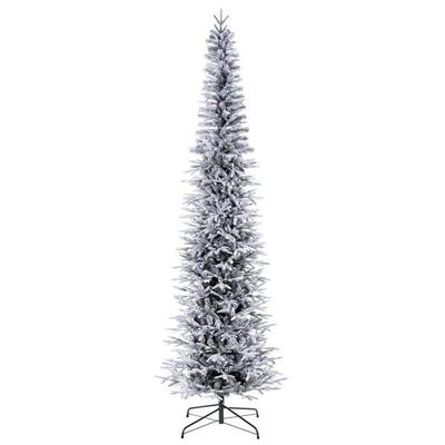 Vickerman 795422 - 4.5' x 23" Bixley Frosted Pencil 855 Tip Unlit Artificial Christmas Tree Christmas Tree (K257445)