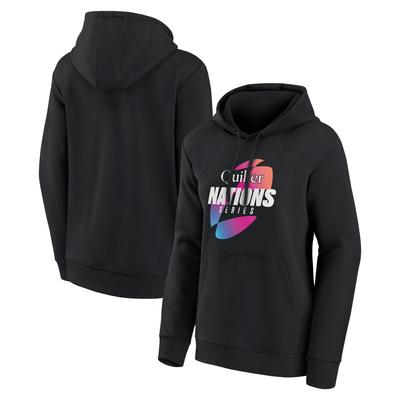 Quilter Autumn Nations Six Nations Logo-Grafik-Hoodie – Schwarz – Damen Image