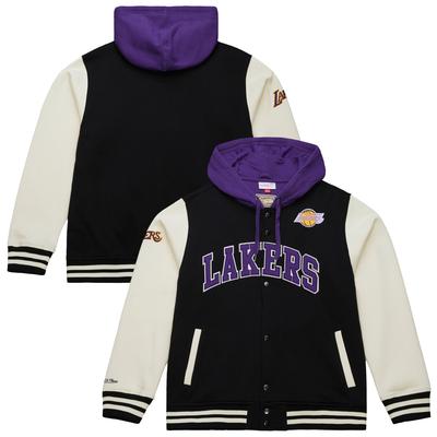 Los Angeles Lakers Mitchell & Ness Courtside Fleece Vintage Jacke – Herren Image