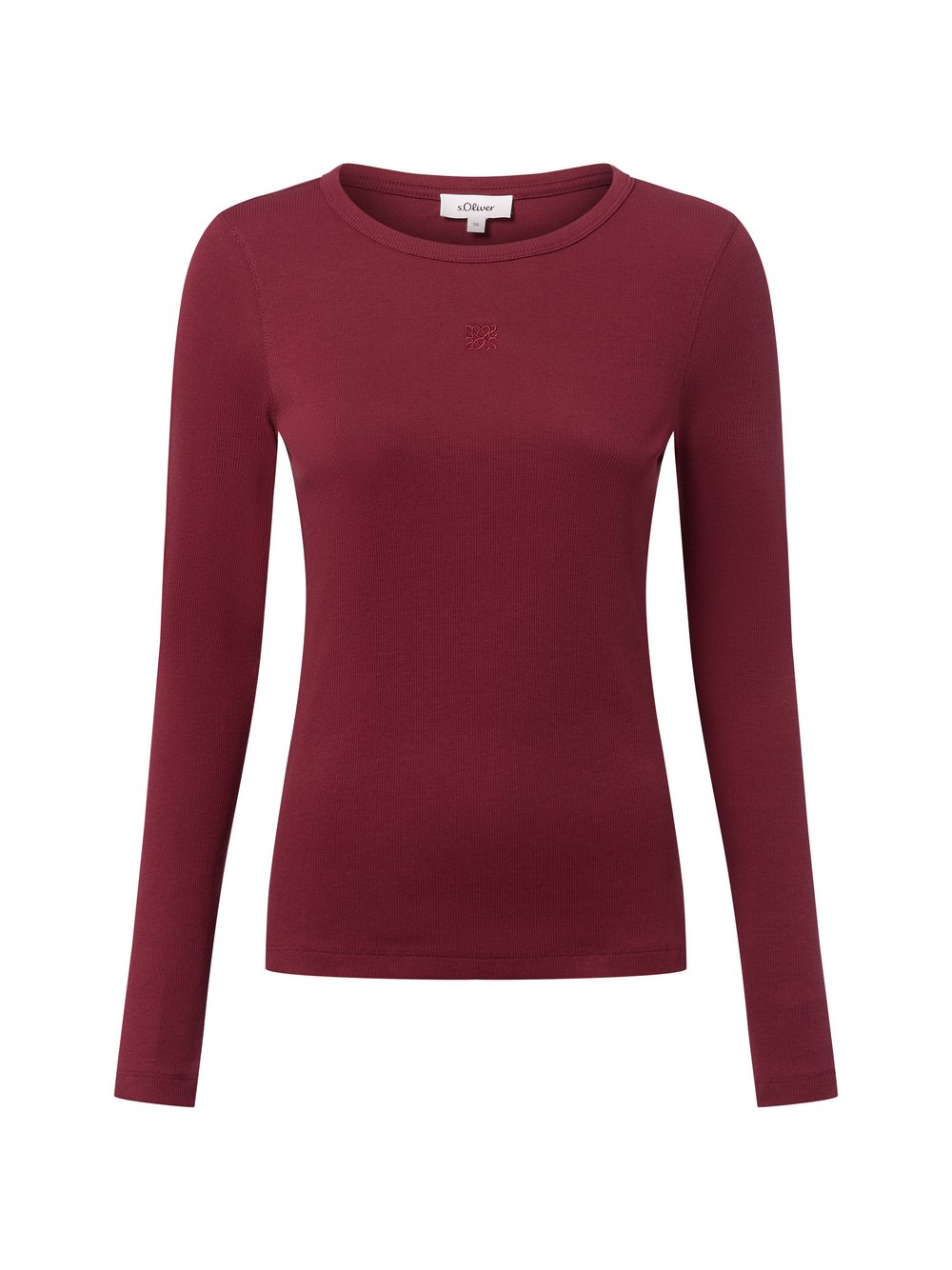s.Oliver Langarmshirt Damen bordeaux, 46 Image