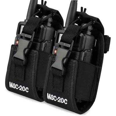 Multi-Function Universal Pouch Bag Holster Case for GPS PMR446 Motorola Kenwood Midland ICOM Yaesu Two Way Radio Transceive