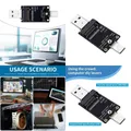 31ba M.2 NVME Adattatore SSD M.2 a USB A Supporto convertitore tipo C 2230 JMS583 M.2 USB 3.2 Adattatore tipo C Gen2 per