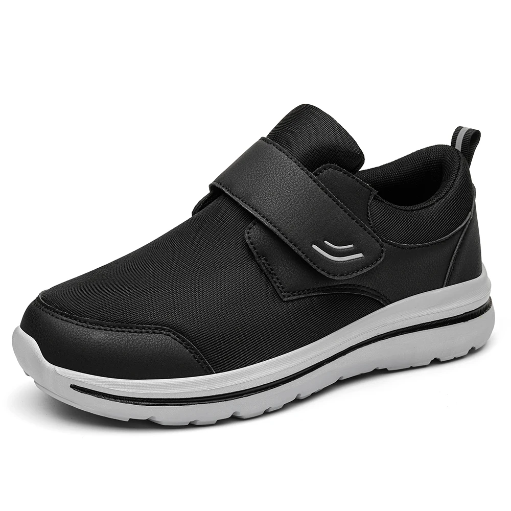 Breite Zehen-Sneaker für fette Füße, Diabetes-Schuhe, Hallux Valgus Bunion, Orthopädie, geschwollene Füße, Daumen-Eversion-Schuhe Image