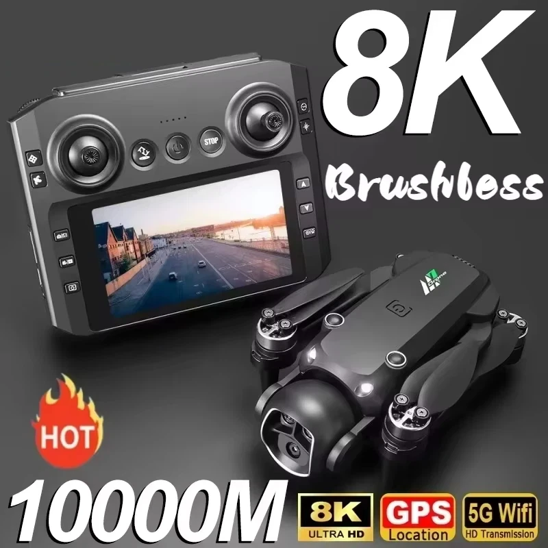 M7 Drone 8K Aerial HD Dual Camera Photography Intelligent Obstacle Avoidance Brushless Power 5G WIFI GPS Return Drone Image