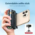 Treppiede portatile universale per selfie stick, mini treppiede pieghevole per selfie stick, con telecomando wireless staccabile