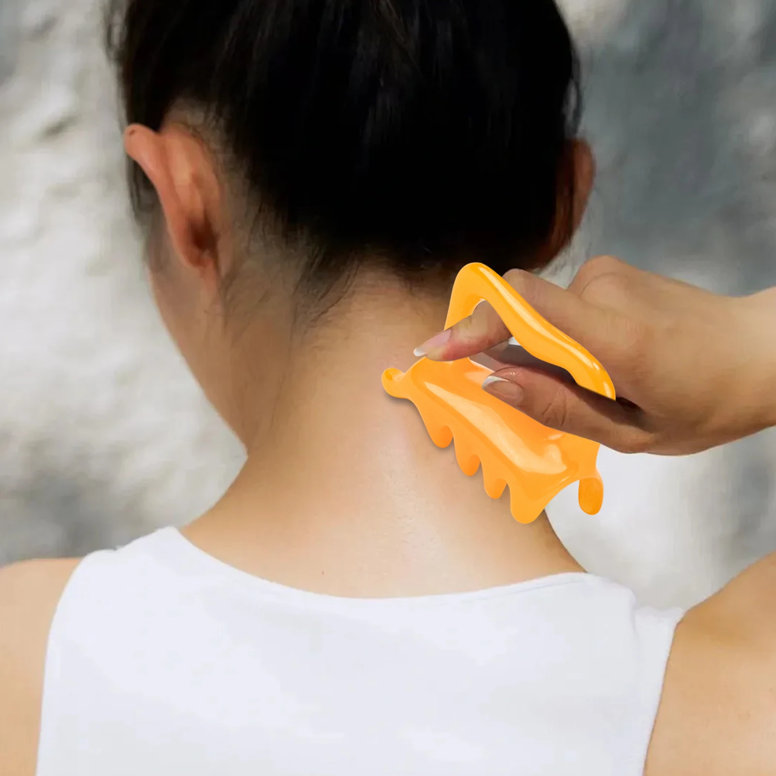 Großes Faszienmassagegerät, Cellulite-Massagegerät für Cellulite, myofasziale Entspannung, Nacken, Rücken, Harz, Triggerpunkt-Massagegerät Image