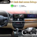 21 pollici Per BMW X5 X6 E70 E71 2007-2013 Android Radio Senza Fili Apple Bluetooth Carplay Multimedia Touch Screen Stereo